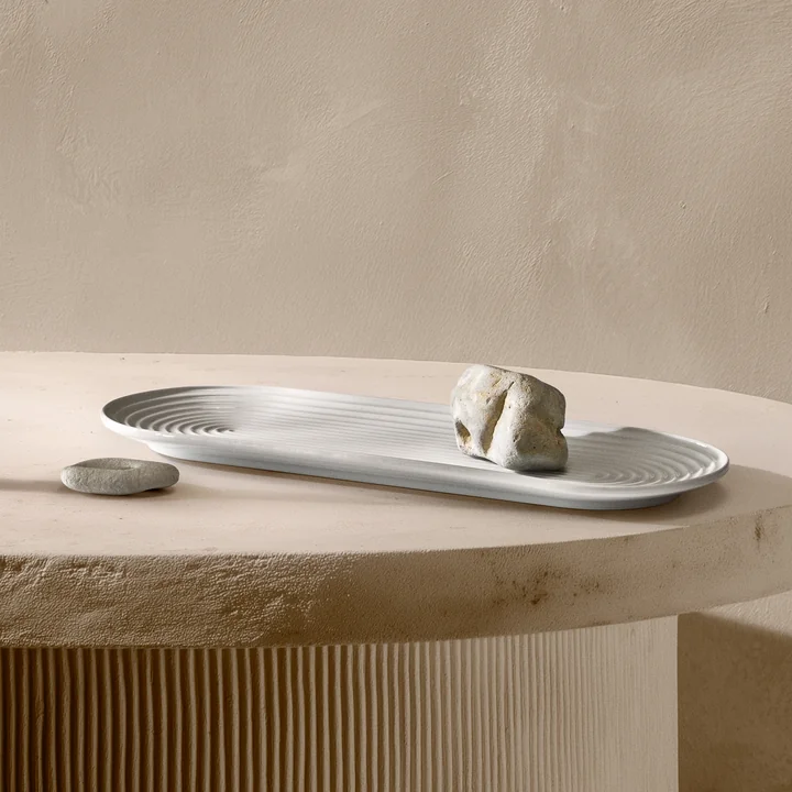 Lyngby Porcelæn - Lyngby Tura plat de service ovale, 48 x 20 cm