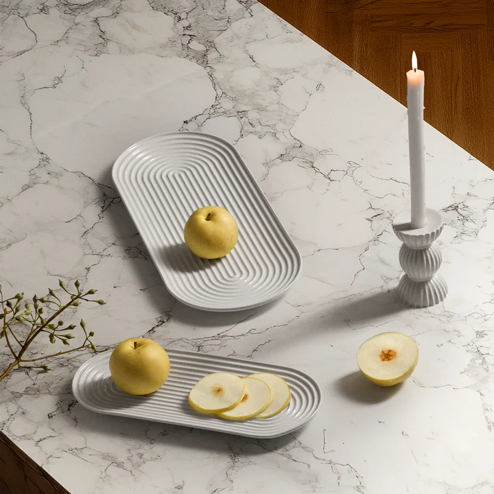 Lyngby Porcelæn - Lyngby Tura Plats de service ovale