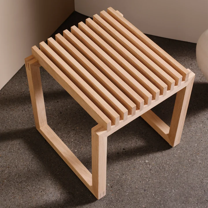 Fritz Hansen - Skagerak Cutter Tabouret en bois, chêne