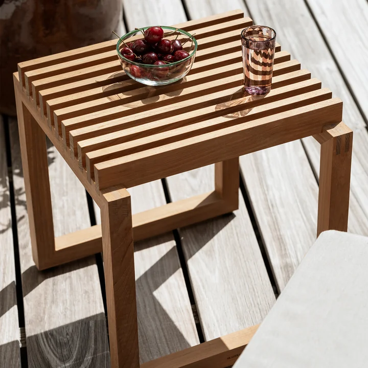 Fritz Hansen - Skagerak Cutter Tabouret en bois, teck