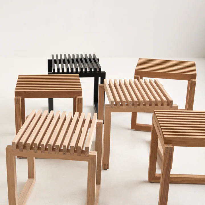 Fritz Hansen - Skagerak Cutter Tabouret en bois