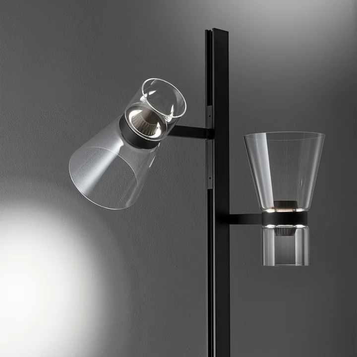 Flos - Nocturne Lampadaire F2 Cône, noir