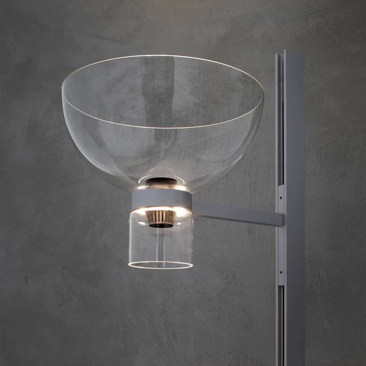 Flos - Nocturne Lampadaire F1 coque, argent