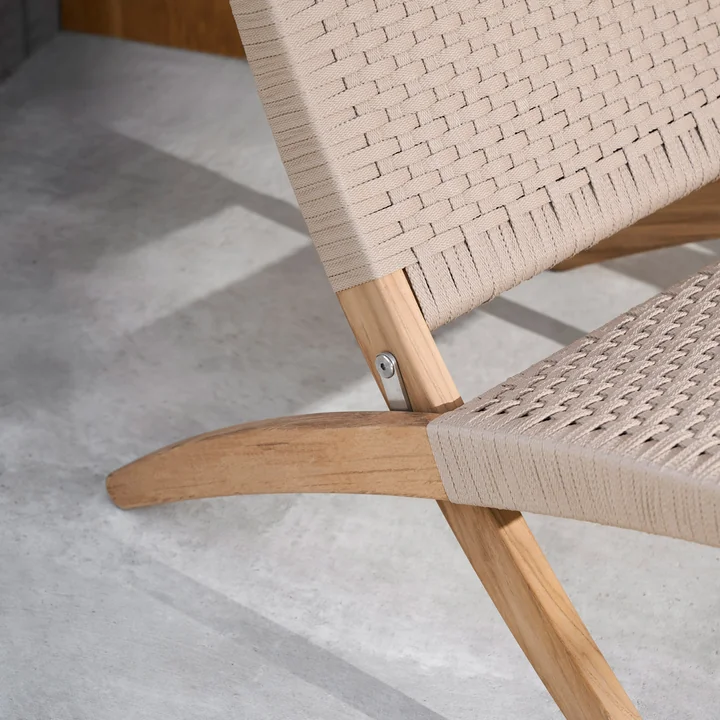 MG501 Cuba Chair Outdoor, teck non traité / sésame de Carl Hansen