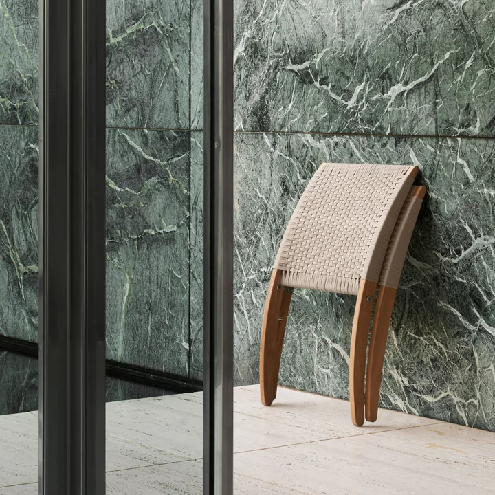 MG501 Cuba Chair Outdoor, teck non traité / sésame de Carl Hansen