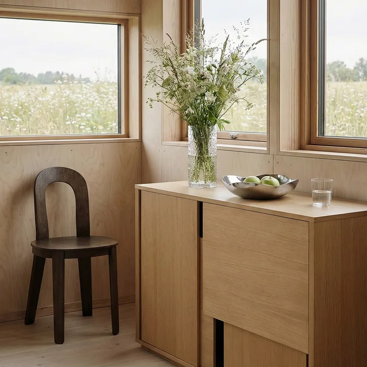 Design House Stockholm - Layer Sideboard avec pieds, chêne