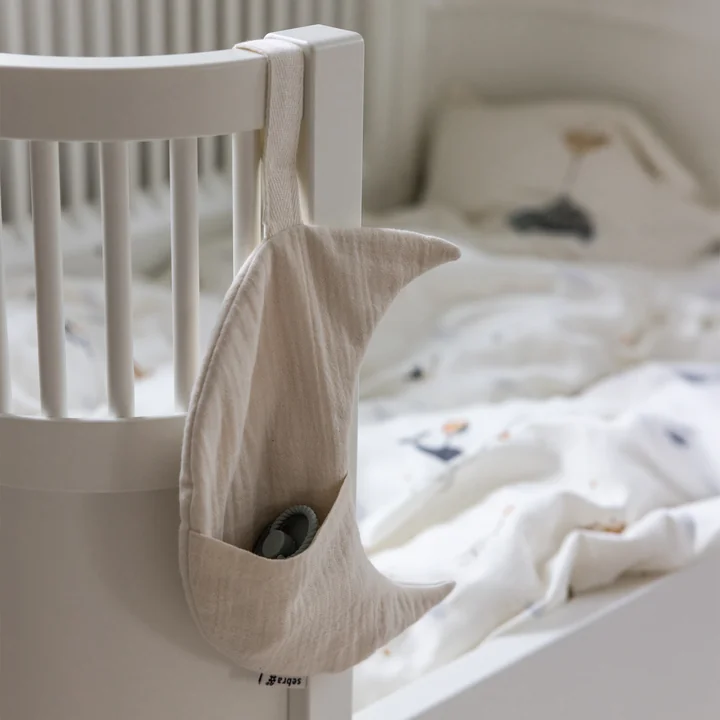 Sebra - housse de couette, lune, creamy white