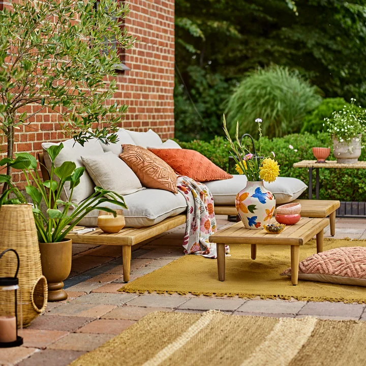 Bloomingville - Cesano Outdoor Set de salon, nature, acacia
