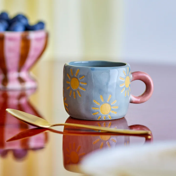 Bloomingville - Nini Tasse, soleil, bleu