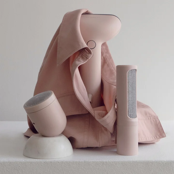 Steamery - Défroisseur vapeur Cirrus 3 Iron Steamer et rasoir anti-peluche Pilo 2, rose