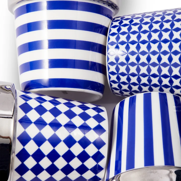 POLSPOTTEN - Série Aunty (set de 4), tasses, multicolore
