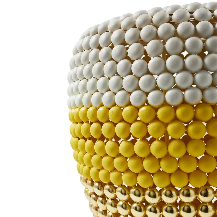 POLSPOTTEN - Dot Tabouret, rayé, blanc