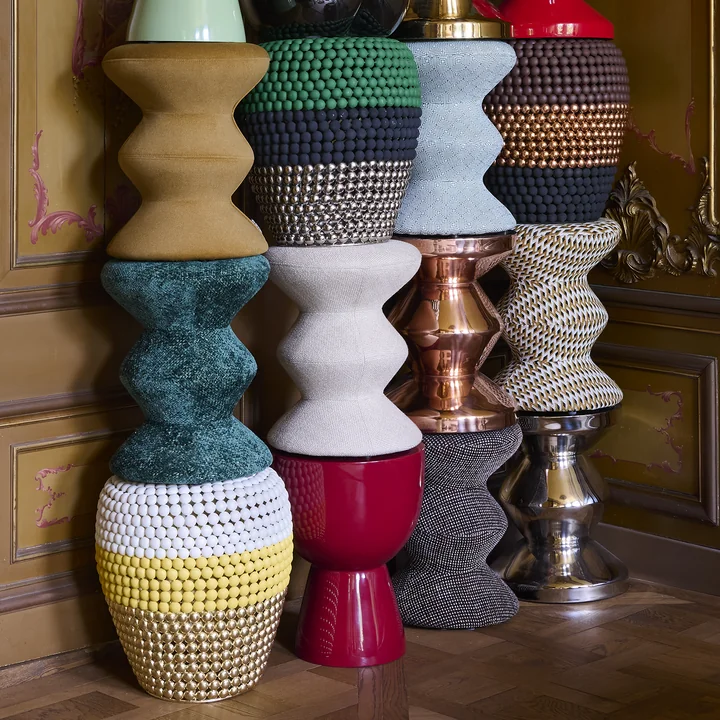 POLSPOTTEN - Dot Tabouret, rayé