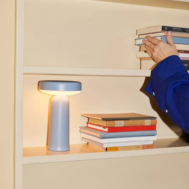 Muuto - Ease Portable LED Outdoor Lampe à batterie, bleu clair