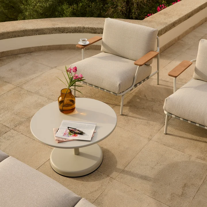 Muuto - Settle Outdoor Lounge Chair, gris