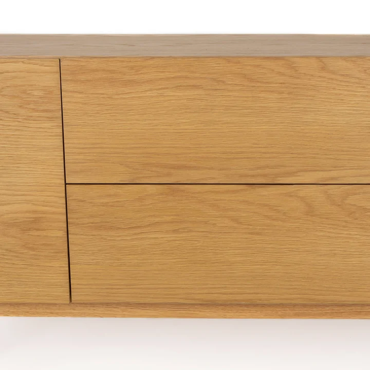 Zuiver - High On Wood Cabinet, chêne, 2 tiroirs, 2 portes
