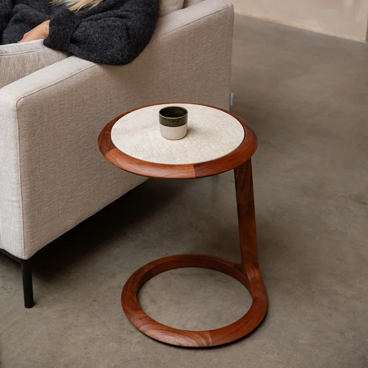 Zuiver - Doppio Table d'appoint, marron