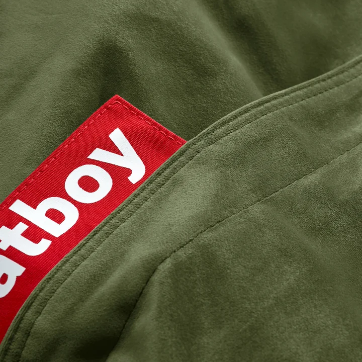 Fatboy - Housse pour Original Slim Velvet Pouf, vert foncé