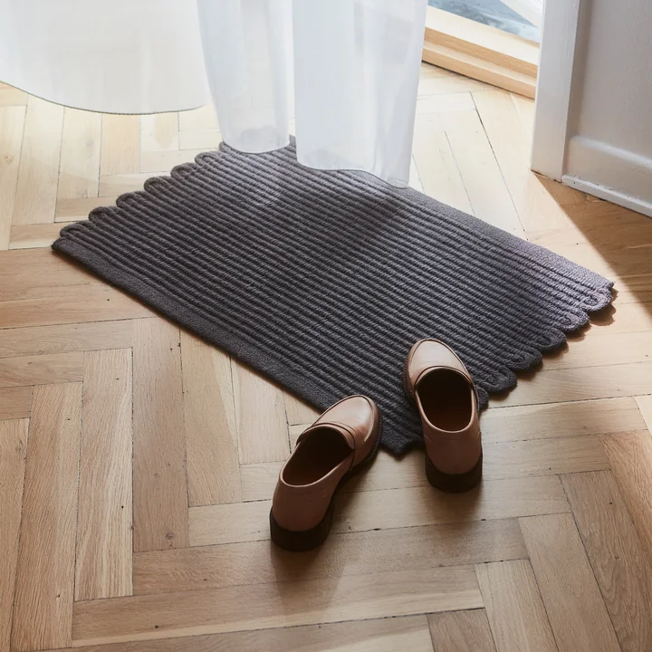 AYTM - Tapis d'entrée « Redono », 50 x 70 cm, gris foncé