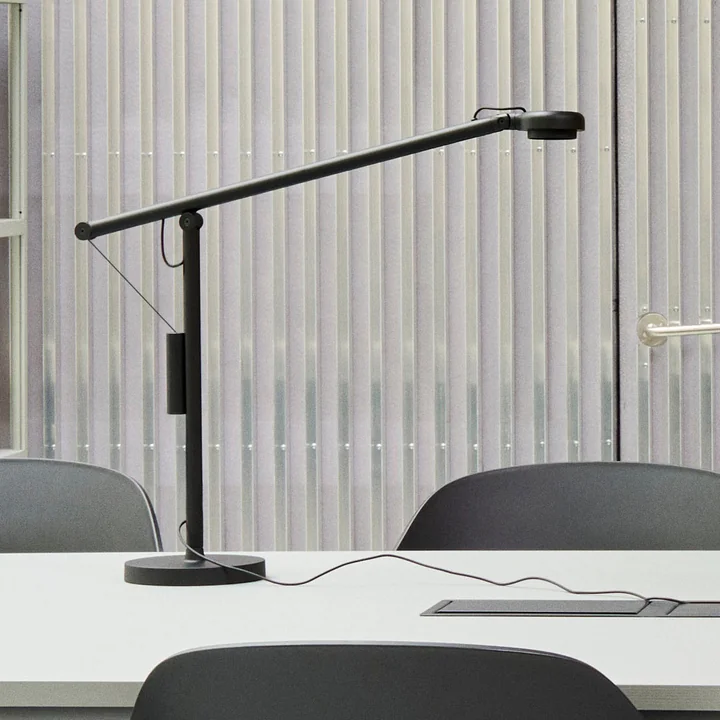 HAY - Lampe de bureau « Fifty-Fifty », noir mat
