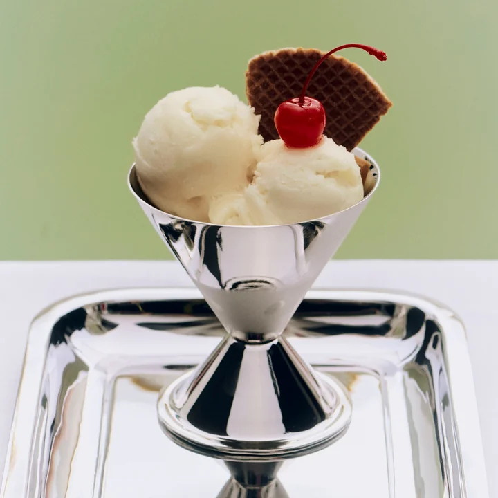 HAY - Coupe à glace Essential Steel Cone, en acier inoxydable