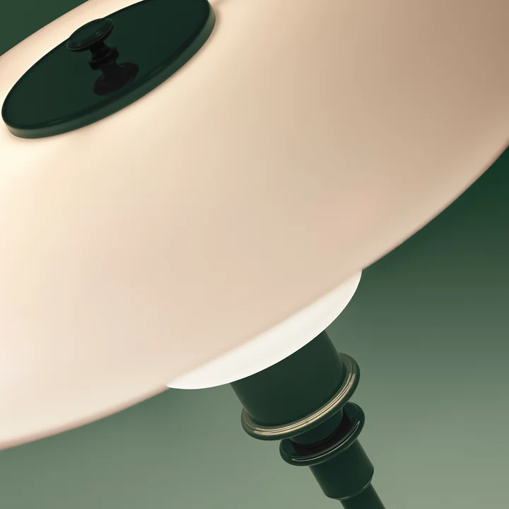 Louis Poulsen - Lampe de table « PH 3/2 » brillante, vert foncé