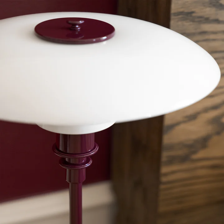 Louis Poulsen - Lampe de table « PH 3/2 » Glossy, bordeaux
