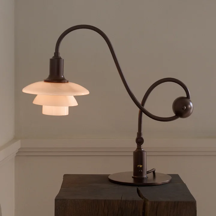 Louis Poulsen - Lampe de table PH 1/1 « Piano », couleur « dusty terracotta », édition limitée
