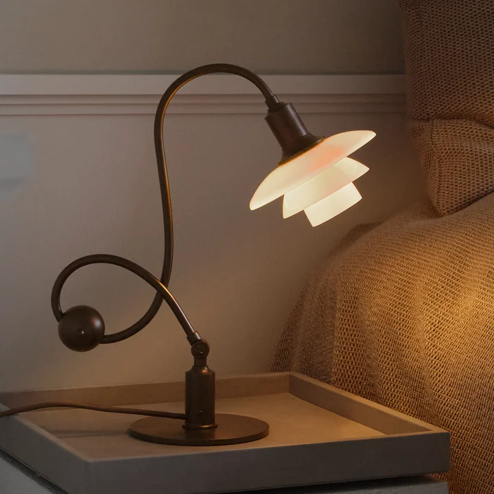 Louis Poulsen - Lampe de table PH 1/1 « Piano », couleur « dusty terracotta », édition limitée
