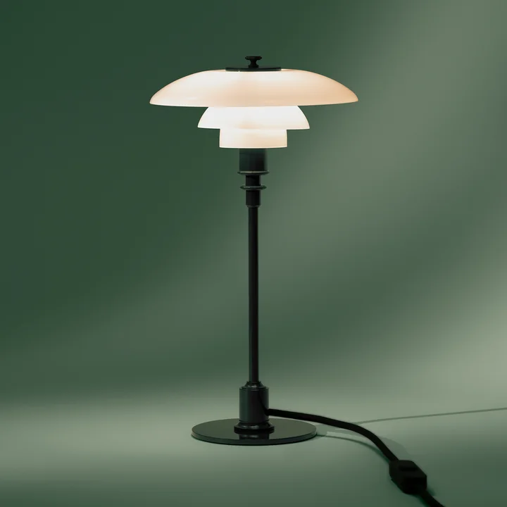 Louis Poulsen - Lampe de table PH 2/1 Glossy, vert foncé