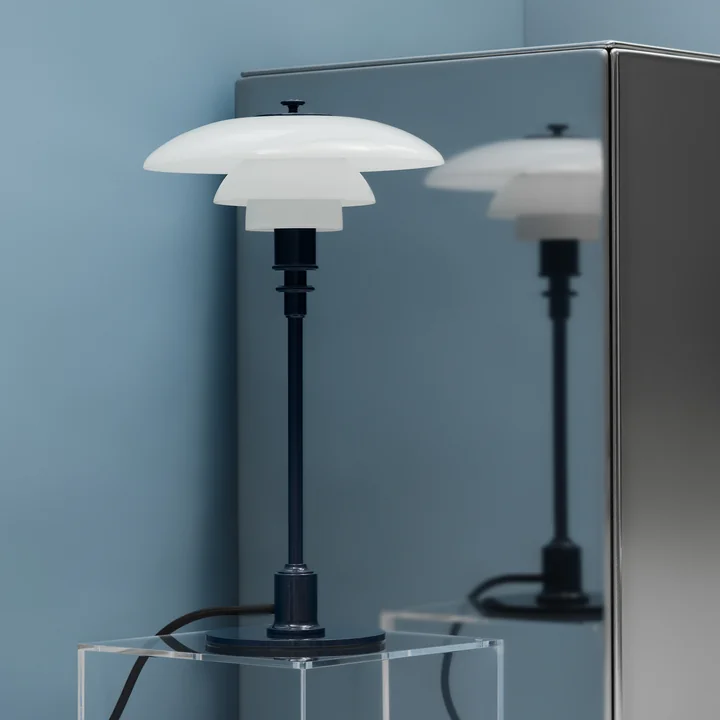 Louis Poulsen - Lampe de table PH 2/1 Glossy, bleu foncé