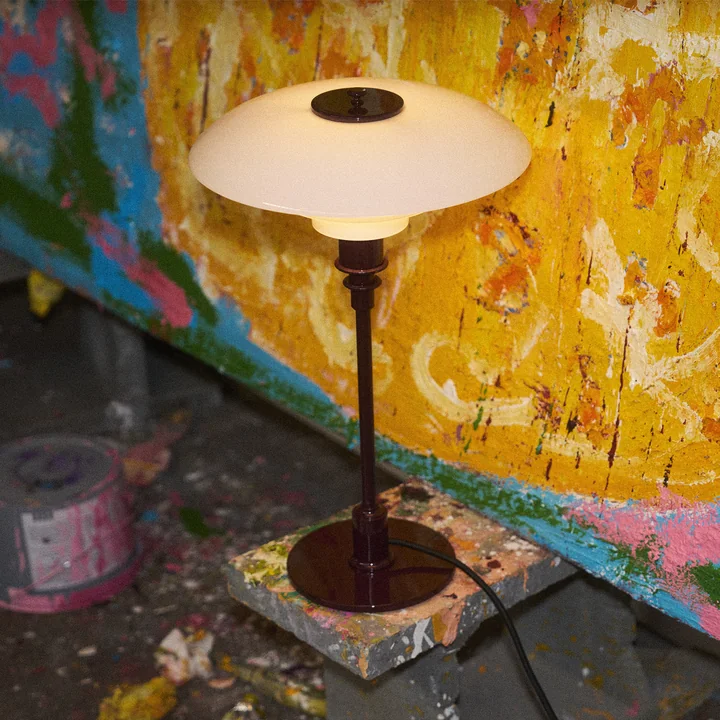 Louis Poulsen - Lampe de table PH 2/1 Glossy, bordeaux