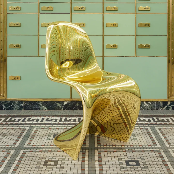 Vitra - Panton Chair, gold
