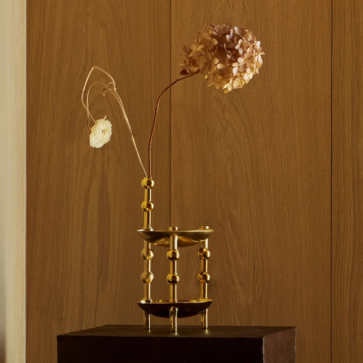 Stoff Nagel - Vase, laiton