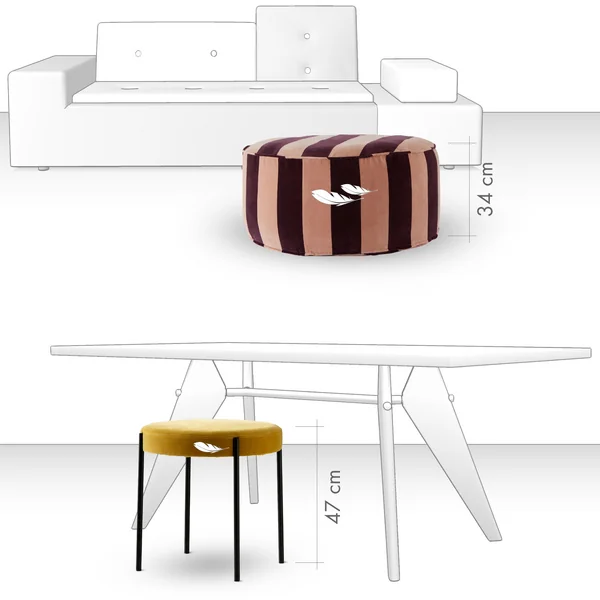 Tabouret - confort d'assise