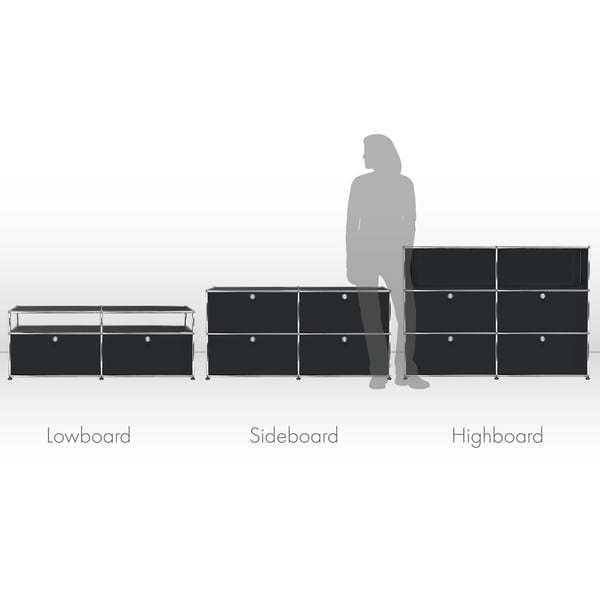 USM Haller - lowboard, sideboard ou highboard