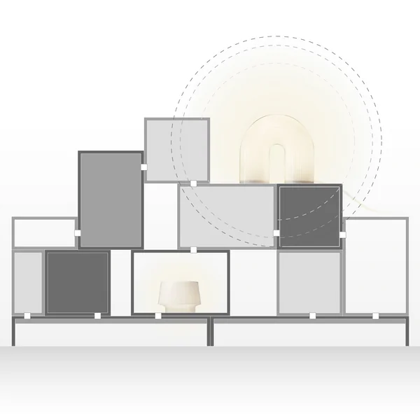 Une lampe de table comme lumière d'ambiance