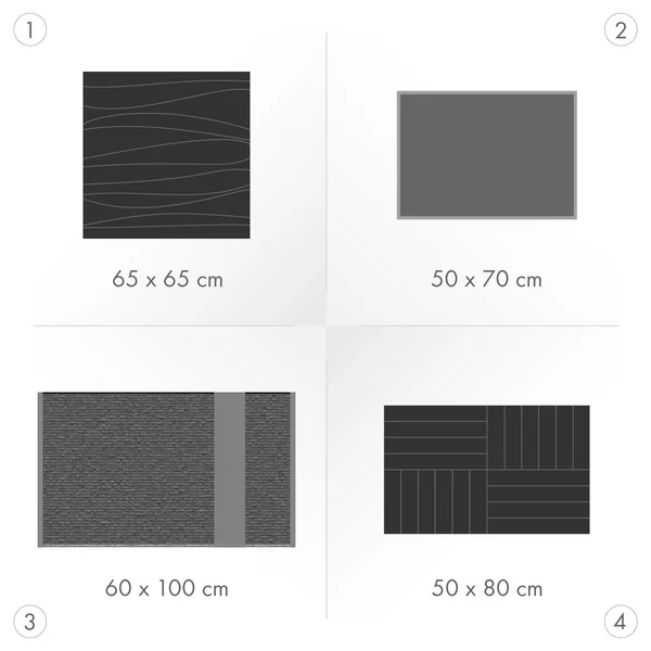 Tapis de salle de bain: la bonne taille