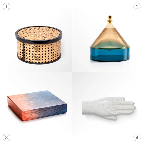 Boîtes de rangement comme pièces maîtresses