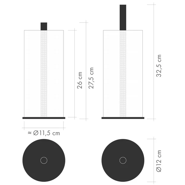 Porte-rouleau de cuisine - la bonne taille