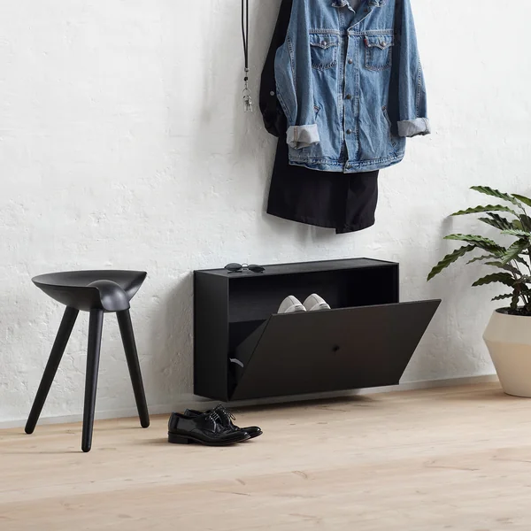 Frame Armoire à chaussures de Audo en frêne noir