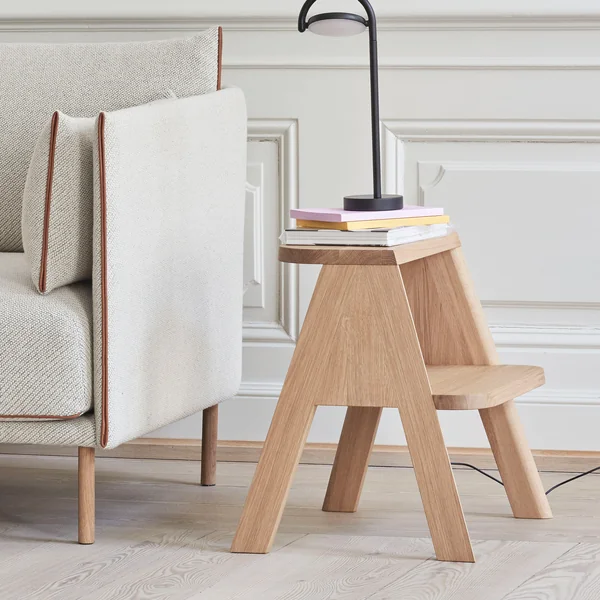 Le HAY - Butler échelle tabouret, chêne comme table d'appoint