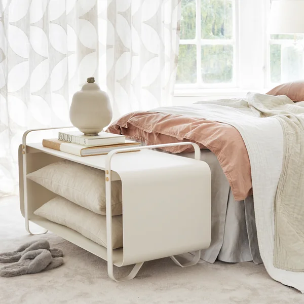 Banc Ninne, blanc de Eldvarm dans la chambre à coucher