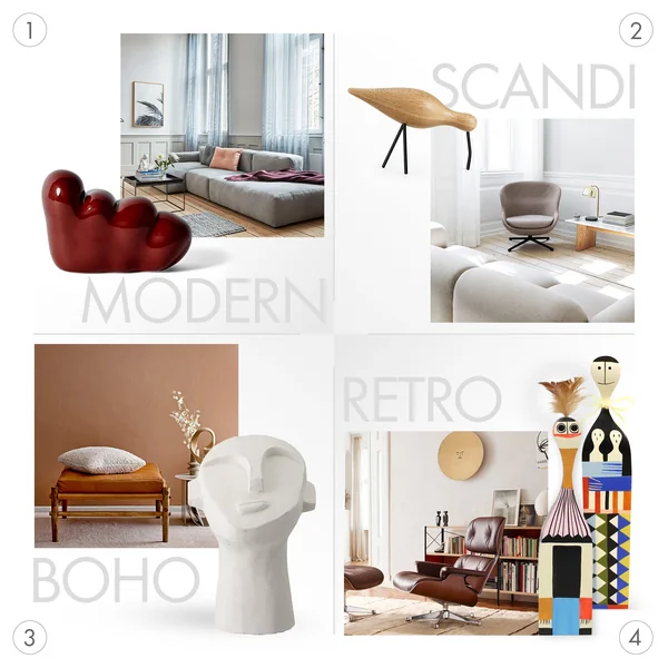 Figures décoratives pour s'adapter au style de l'intérieur