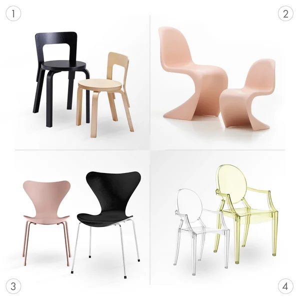 Chaises d'enfants design - Les classiques du design dans les petites tailles