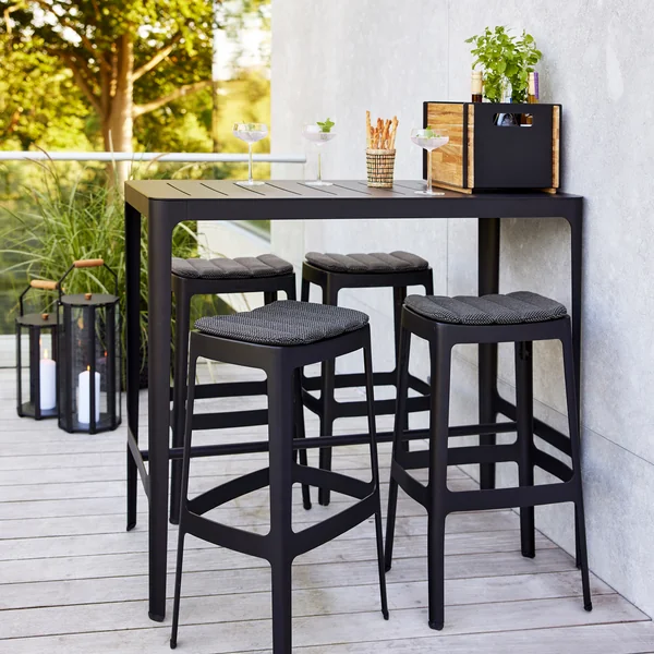 Cane-line - Cut Table de bar, noir